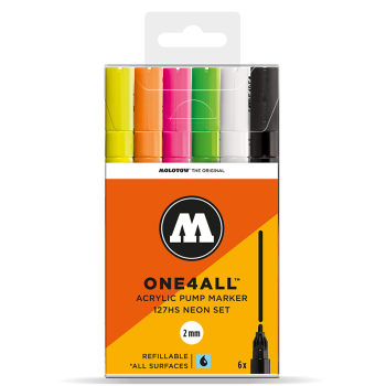 MOLOTOW ONE4ALL 127HS Neon-Set