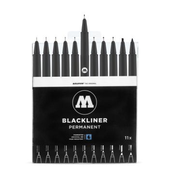 MOLOTOW Blackliner Complete Set 11kpl
