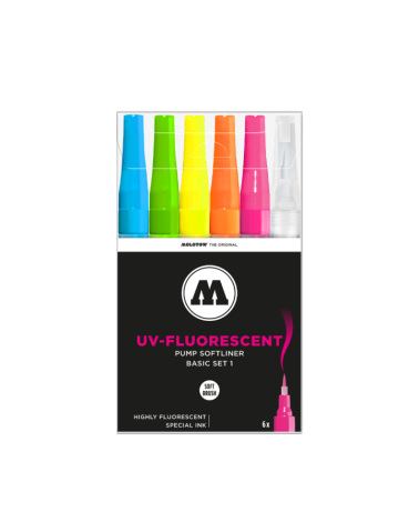 Molotow  UV Fluorescent Basic Set 1 